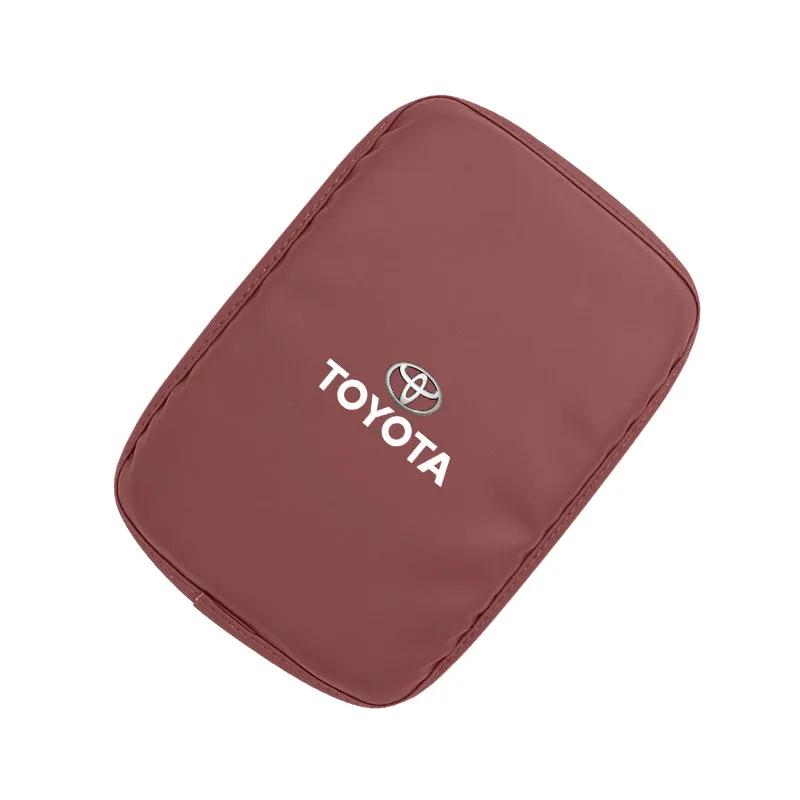 Varmt For Toyota For Toyota 2026 Nye Navkapsler Bil Armlene Matte Midtkonsoll Lær Beskyttelsespute For Toyota Gazoo Racing TR