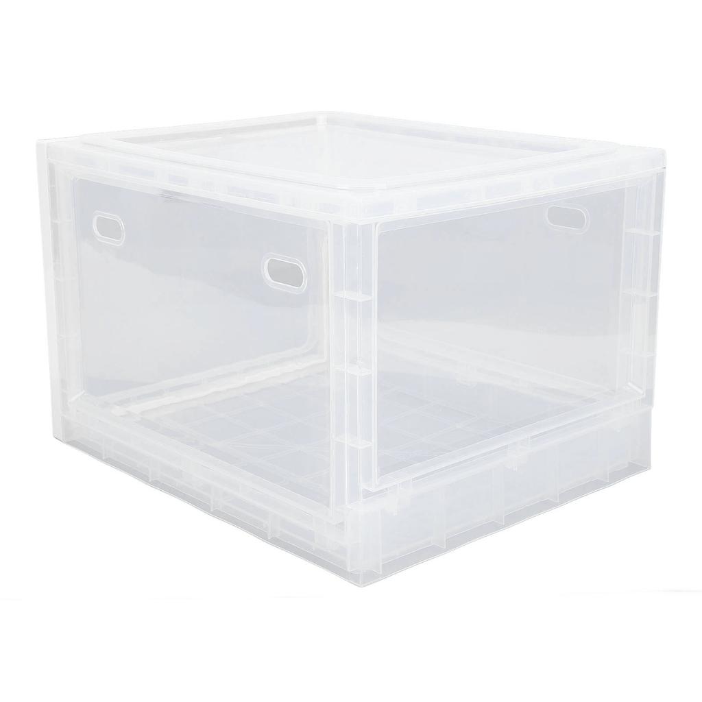 Fridge Lock Box Plastic Multifunctional Convenient Lockable Food Storage Cabinet for Home White and