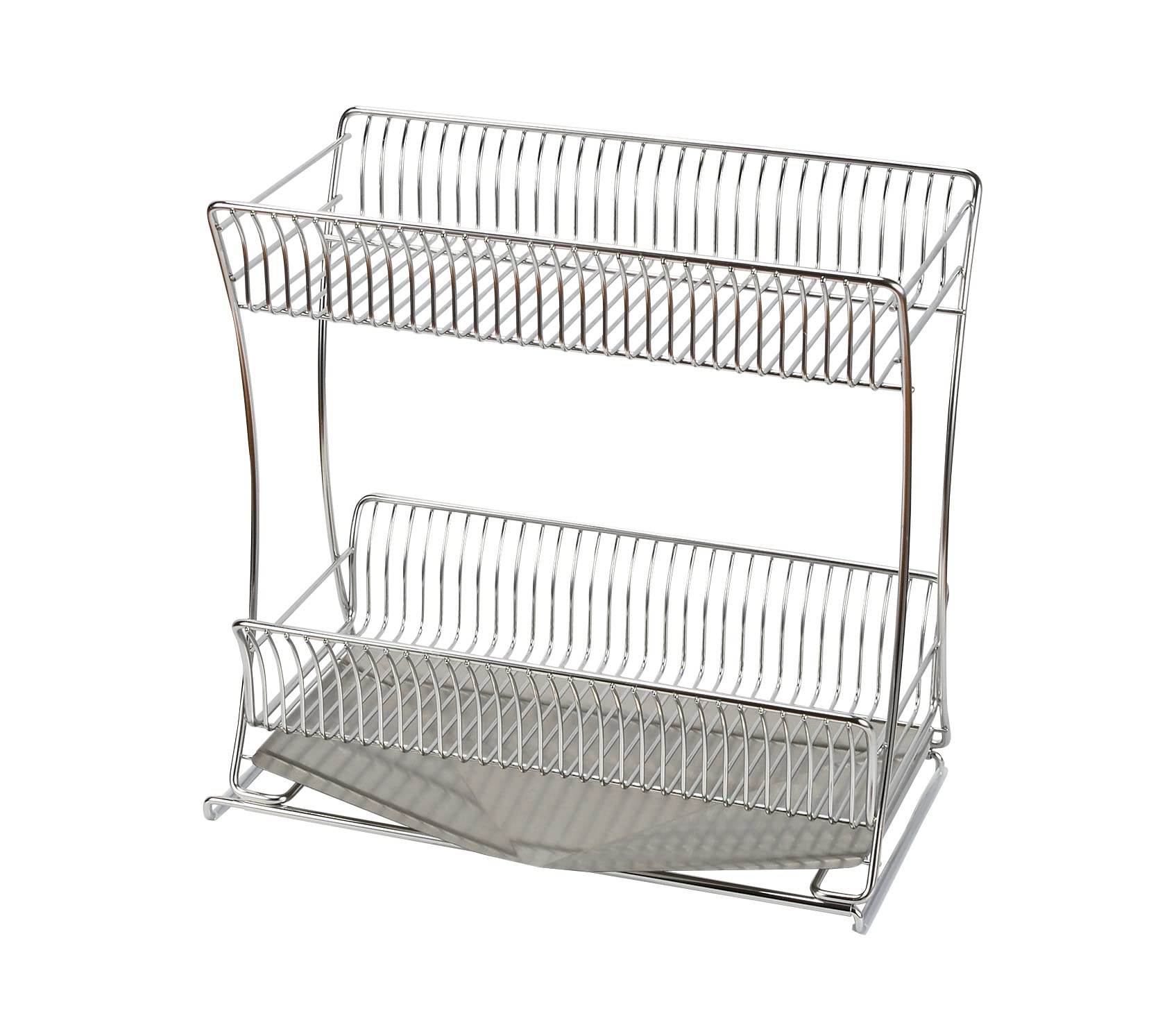 

Посуда Pearl Metal 2 Сушилка из нержавеющей стали, Ярусная, Тонкая, Раздвижная, Сталь 18-8, Экологичность, HB-5532