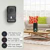 Wireless Doorbell 1000mAh Battery Adjustable Volume 4 Chimes One Press To Talk Full Duplex Intercom Door Bell Waterproof