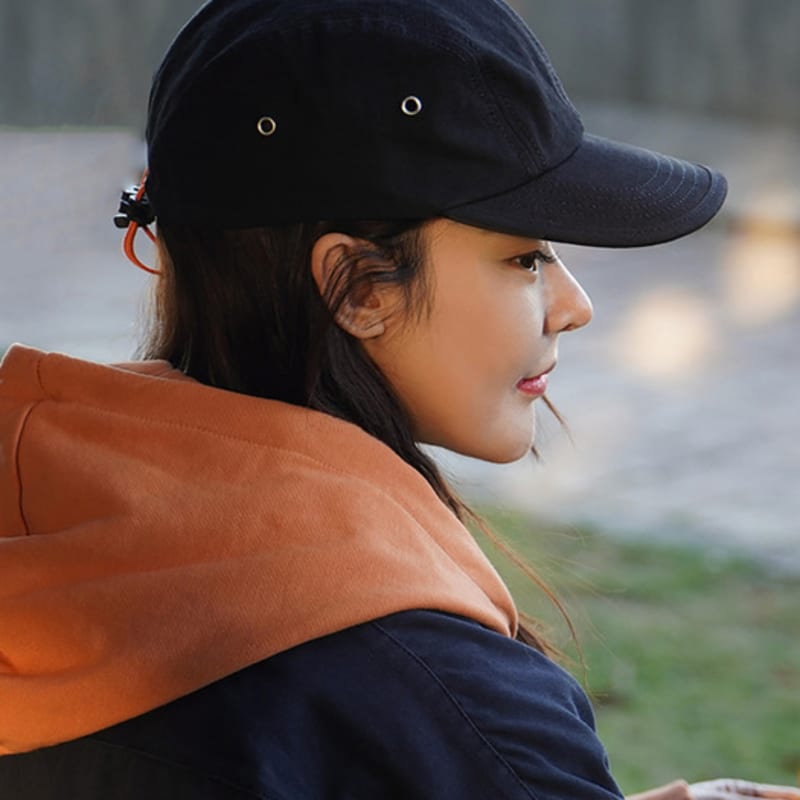 

LOOKING4U Кепка уличная 5-панельная кемпинговая кепка черная BLACK