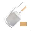 Pizza Peel Foldable with Wooden Handle Folding Oven Tool for Home Cooks, Bakery