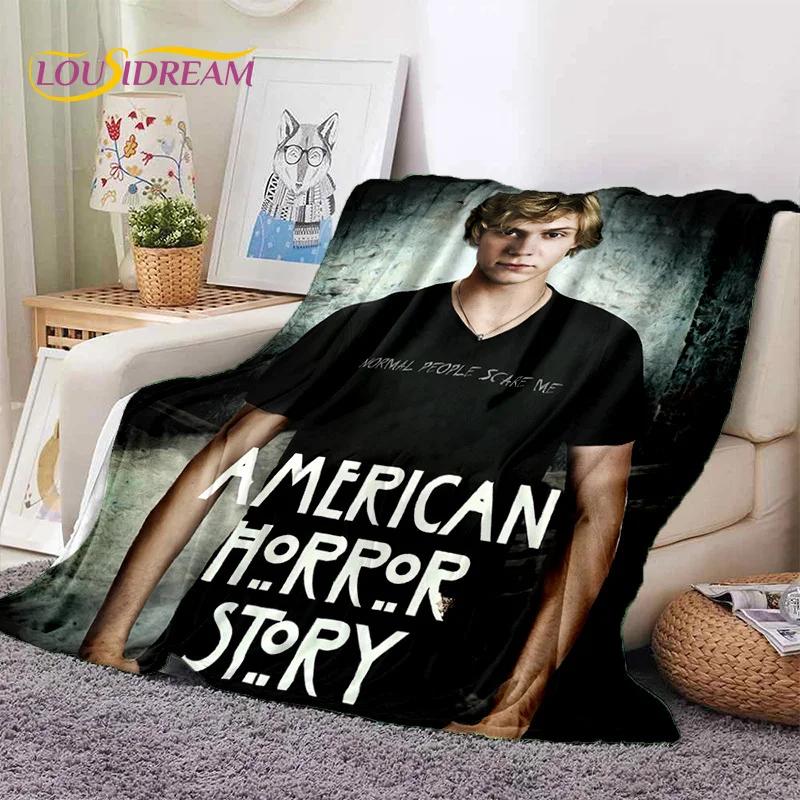 Latest Cute Evan Peters TV Actor Soft Flannel Blankets,Throw Blanket Comfortable Blanket for Picnic Beds Sofa Home Bedroom 013