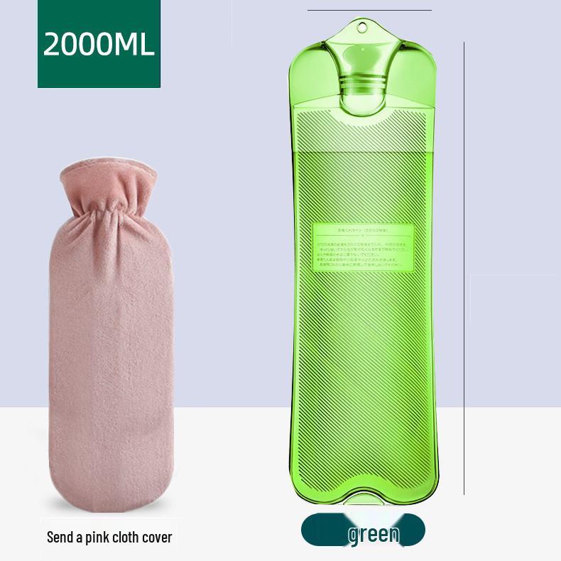 Long PVC Hot Water Bottle Hand Warmer & Massage Bag