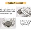 10Pcs Reusable Stainless Steel Egg Tart Mold Baking Accessories Cookie Pudding Mould Mooncake Mold Pastry Tools Cake Molds