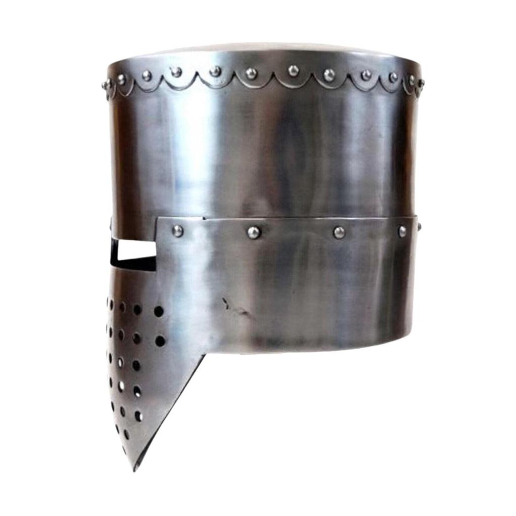 14th Century 18 Gauge Steel Crusader Combat Templar Helmet