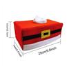 25.5X14X9.5CM Christmas Tissue Box Santa Claus Party Venue Decoration Christmas Supplies Christmas Home Decor