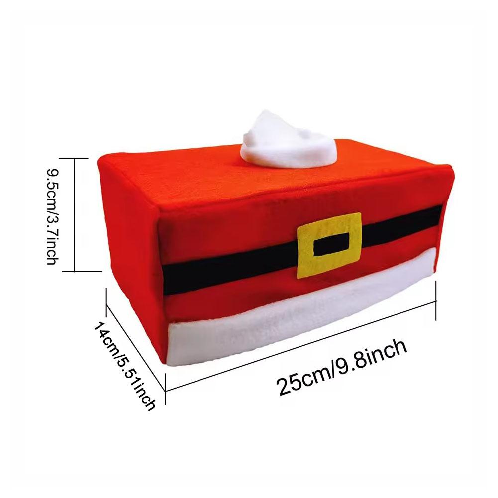 25.5X14X9.5CM Christmas Tissue Box Santa Claus Party Venue Decoration Christmas Supplies Christmas Home Decor