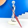 22cm New Ayanami Rei Figure Toys Cartoon Cute Combat Edition Rei Sexy Girl PVC Model Gift Toys