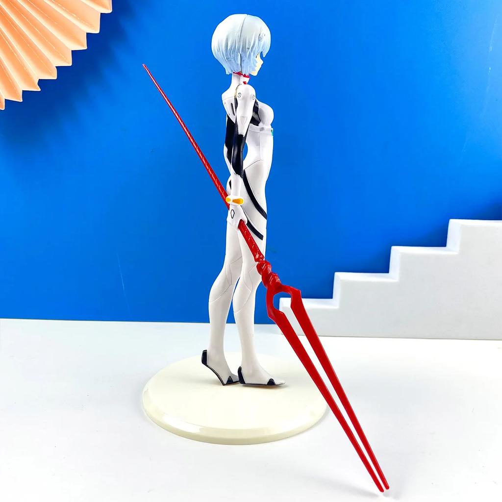 22cm New Ayanami Rei Figure Toys Cartoon Cute Combat Edition Rei Sexy Girl PVC Model Gift Toys