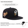 Creative New Flat Edge Hat P Leaf Fruit Embroidery Outdoor Leisure Sunshade Hat Baseball Hat Street  Hiphop Hat