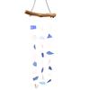 Wind Chime 3 Drop Blue and White