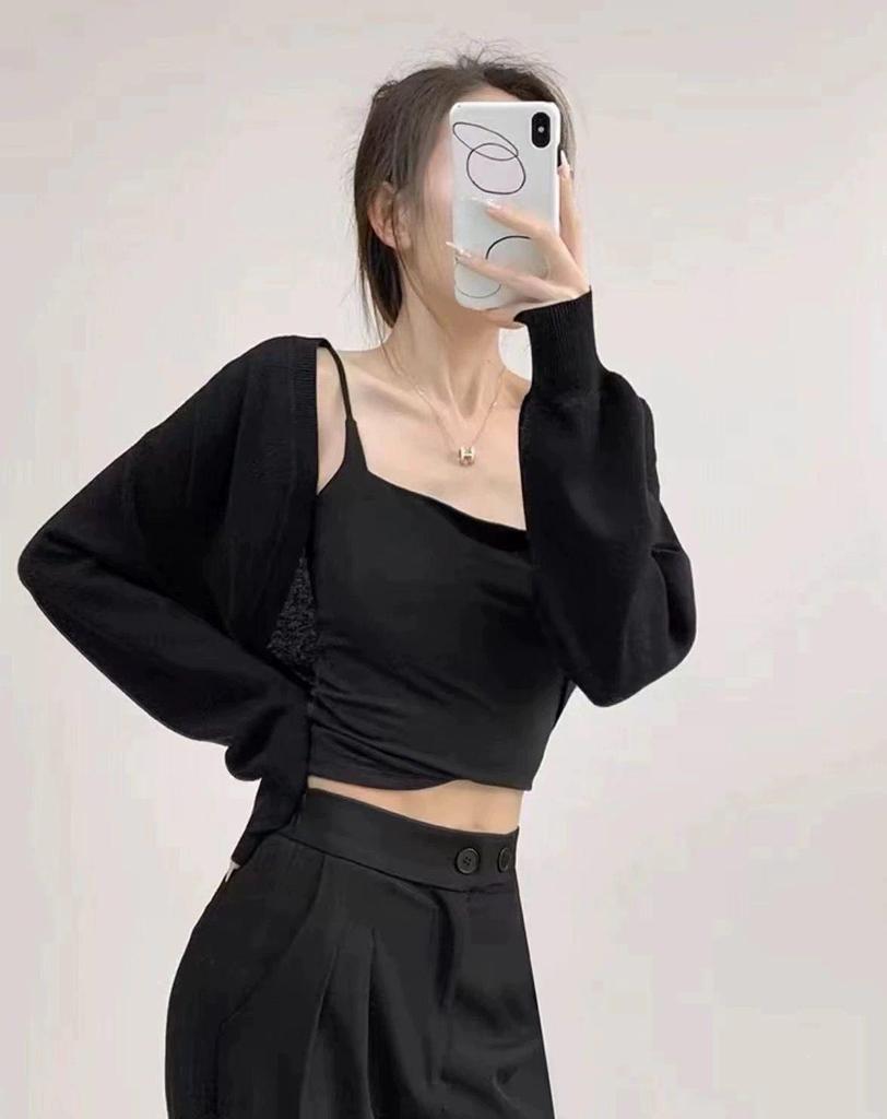 Elegantes Camisole mit Spitzeneinsätzen für Damen: Sommer-Top mit Brustpolstern & sexy Rückendesign