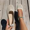 Scarpe singole con punta rotonda e suola piatta, scarpe da donna, scarpe sportive e casual