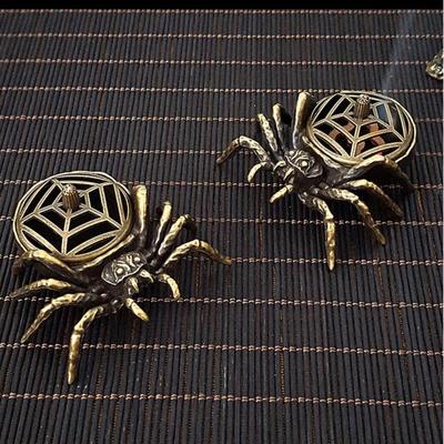 Spider Type Incense Holder Hollow Out Aroma Furnace Aromatherapy Stove Home Interior Decoration