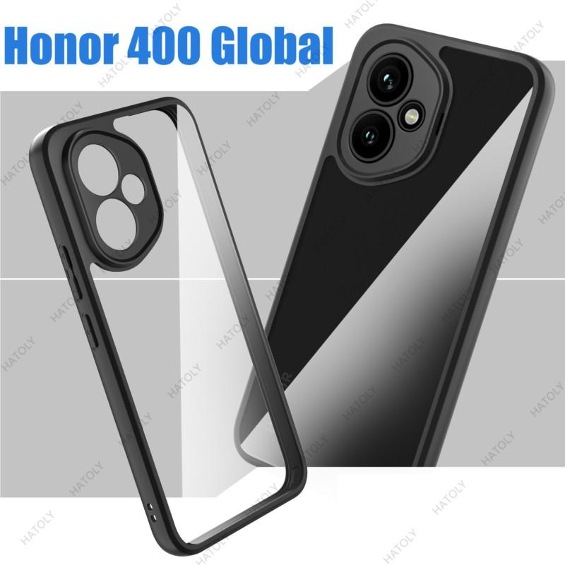 Para Honor 400 Global Capa Para Capa para Honor 400 Global Capa de telefone Anti-Choque Borda Preta Capa Para Honor 400 Global