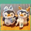 Honeybee Backpack Penguin Style Plush Key Chain Doll Pendant For Desk Decor