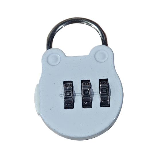 Rakam Sayı Kilidi Çok Amaçlı Aşınmaya Dayanıklı 6 Renk 3 Rakamlı Kombinasyon Asma Kilit Ev için Kod Kilidi