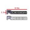 3D Metall R Design Logo für Auto Heckstoßstange Klebeabzeichen für Volvo Rdesign XC90 S60 XC60 V70 S80 S40 V50 V40 V60 C30