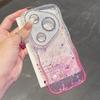 KEYSION Gradient Transparent Glitter Jewelle Phone Case for Huawei Pura 70 80 Pro 70 Ultra Lens Protector Shockproof Back Cover