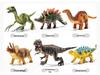 Dinosaur Toy Set: Tyrannosaurus & Triceratops Soft Rubber Figurines for Kids