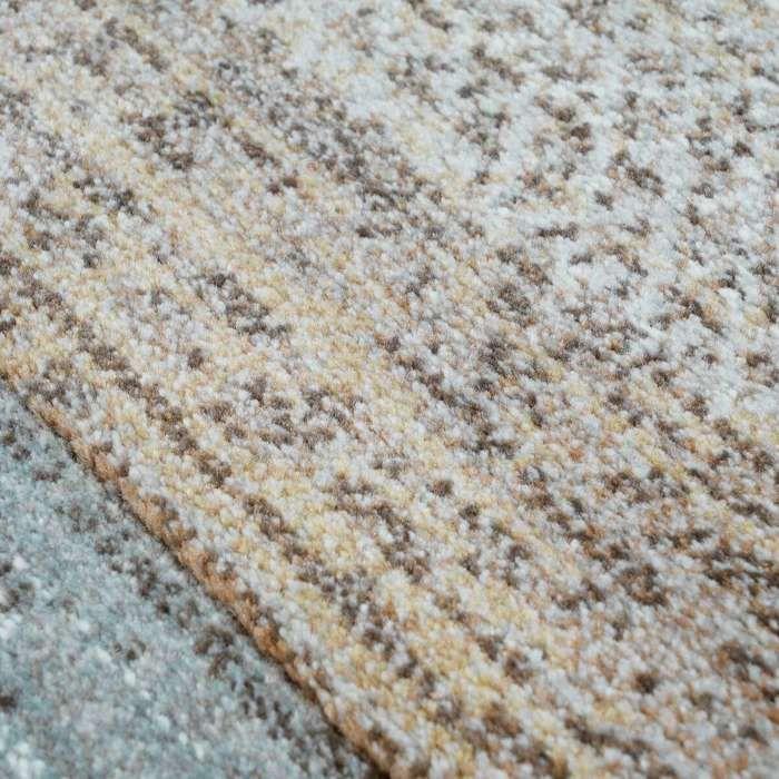 Tapis salon moderne scandinave lignes marron 160x230