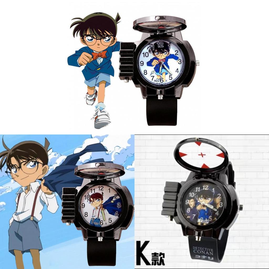 Detective Conan Kids Cartoon Quartz Watch For Childrens Gift
