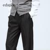 Edition Elite Wardrobe Women's Wool Straight-Leg Trousers
