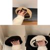 Beanie Hat Women Winter Warm Knit Cotton Blend With Bow Decor For Casual Wear