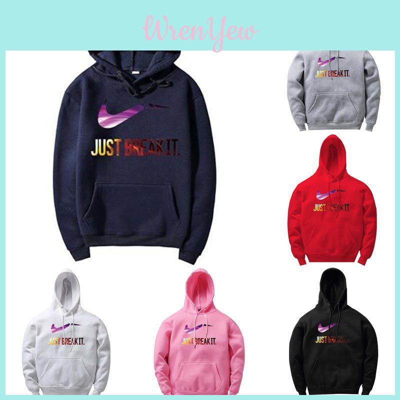 Men's Just Break It Hoodie Pullover Sweatshirt Jumper Soft Breathable Warm Coat