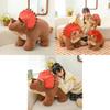 Adorable Triceratops Plush Toy Soft Dinosaur Stuffed Animal For Kids And Girls