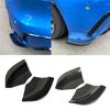 2Pcs Car Rear Bumper Splitter Replacement ABS Plastic Automobile Rear Bumper Diffuser Left and Right Car Accessories