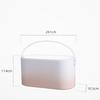 LED makeup mirror with light and storage dressing mirror outdoor travel storage box mirror