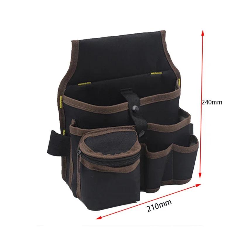 Multifunctional Storage Bag Repair Pouch Pocket Tool Bag Oxford Cloth For Electrician Waist Belt Pack Hardware Repair Kit Pocket