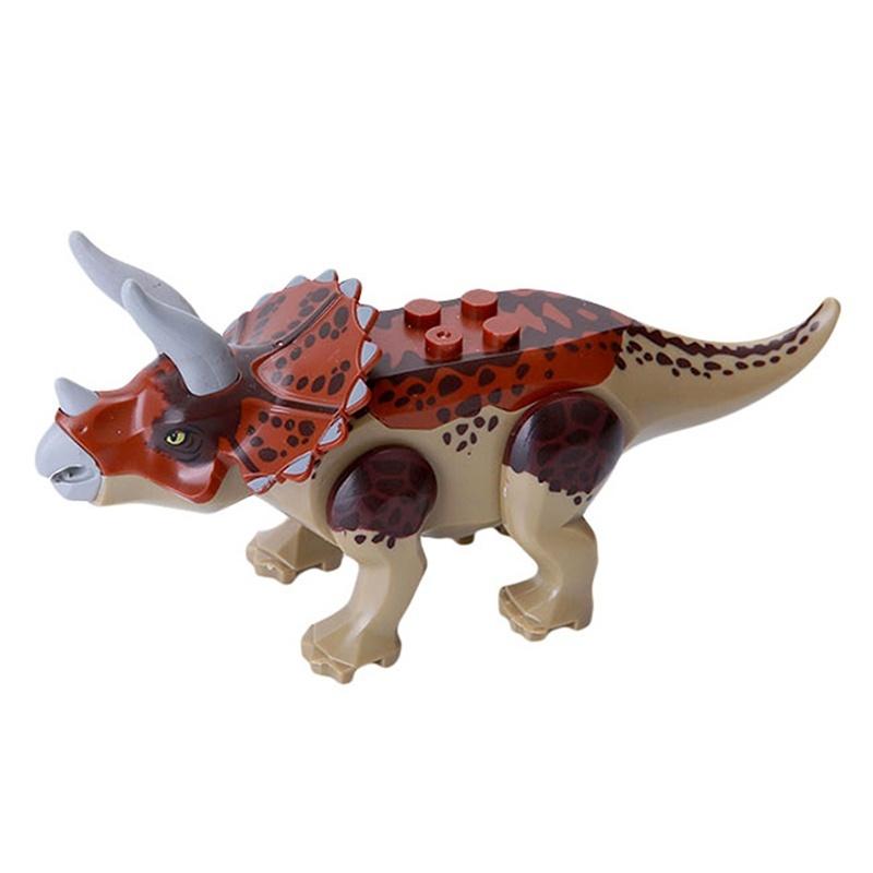 8x Światowe Dinozaury Klocki Budowlane Indominus Pteranodon Raptor Zabawka Dinozaur Klocki Budowlane