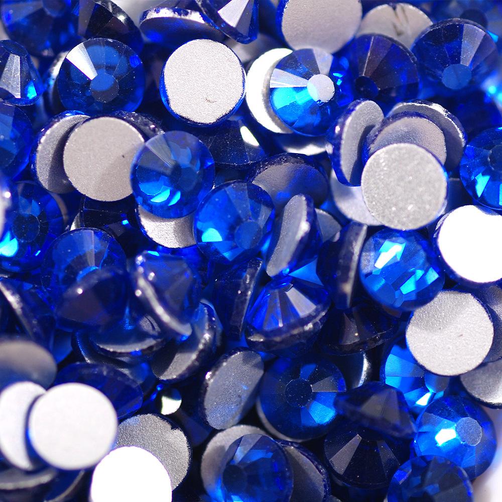 Super Flash Crystal Colored Diamond Nail Glass Diamond, Guomao Flat Bottom A Diamond, Mobile Phone Case Diy Filling Accessories.