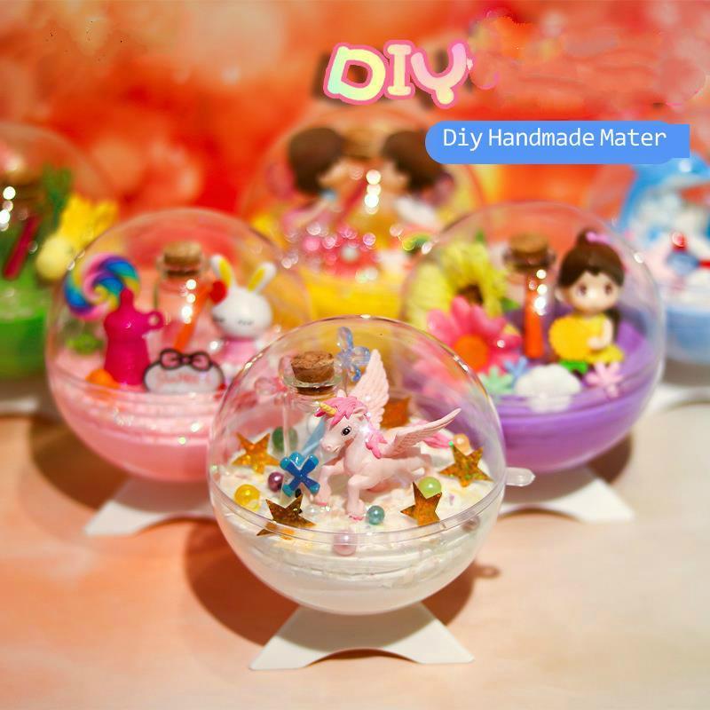 

Детский творческий ручной работы из глины DIY Craft Ball Микро Пейзаж Воздушный шар Подарочная игрушка для выражения эмоций
