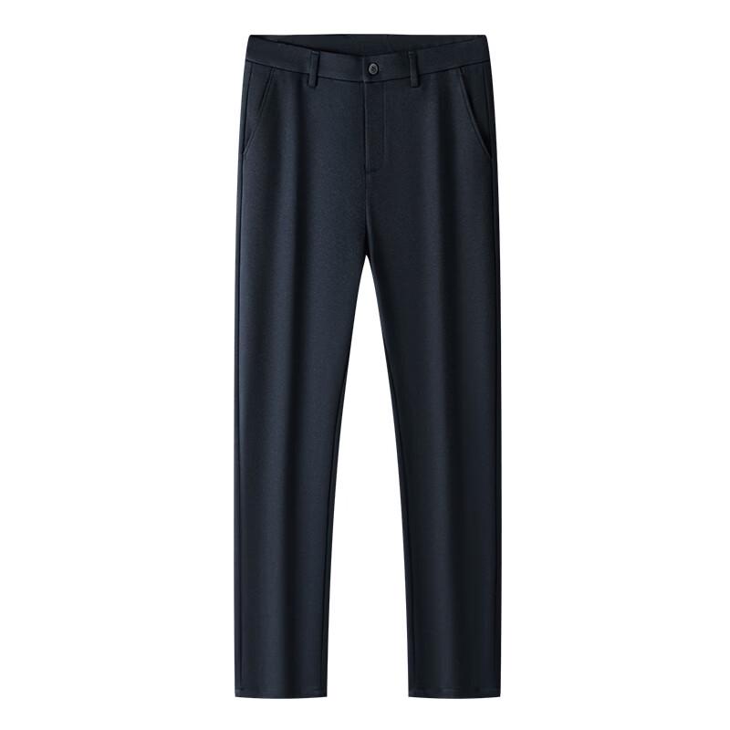 MONTAGUT Men's Merino Wool Blend Warm Casual Trousers