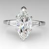 New women's banquet inlaid horse eye zircon ring, European and American creative simulation diamond ring engagement ring