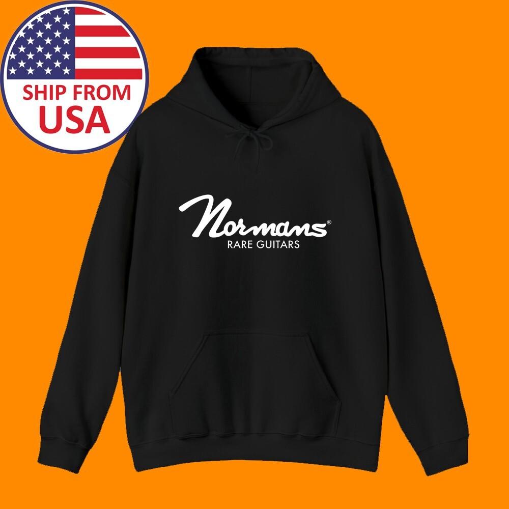 Normans Rare Guitars Men#039;s Black Size S3XL Unisex T-Shirt L