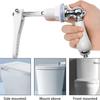 Modern Minimalist Ceramic Toilet Flusher Handle With Zinc Alloy Tank Fittings For Bathroom Renovation