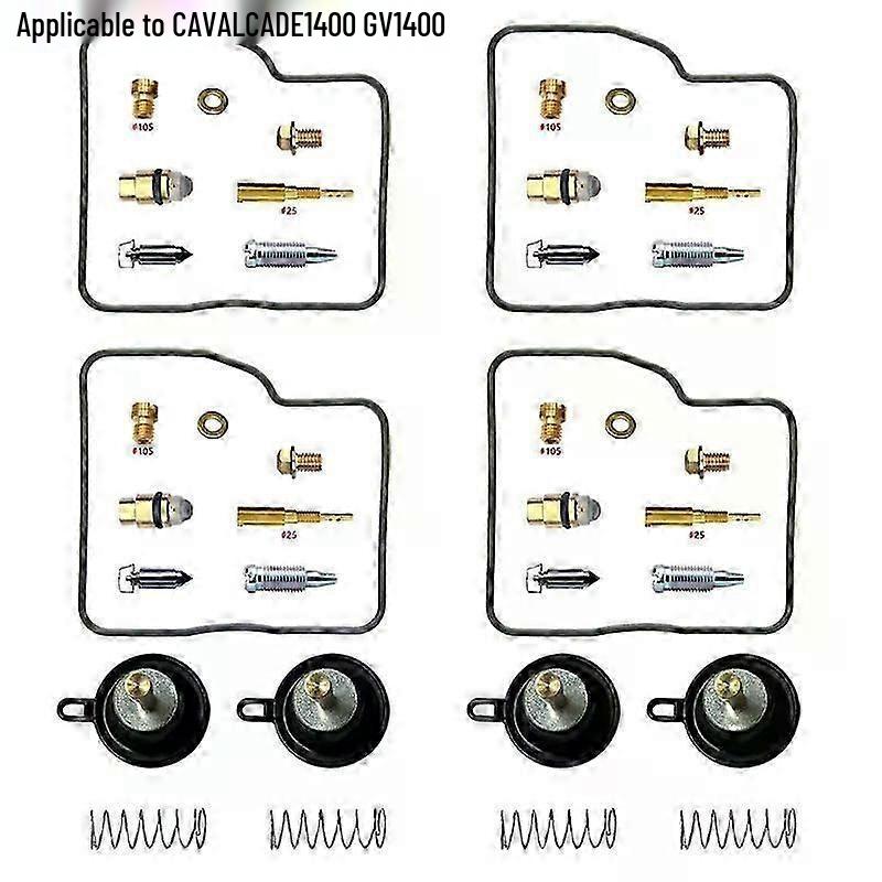 GN125 Carburetor Repair Kit - Professional Configuration with Picture Guide