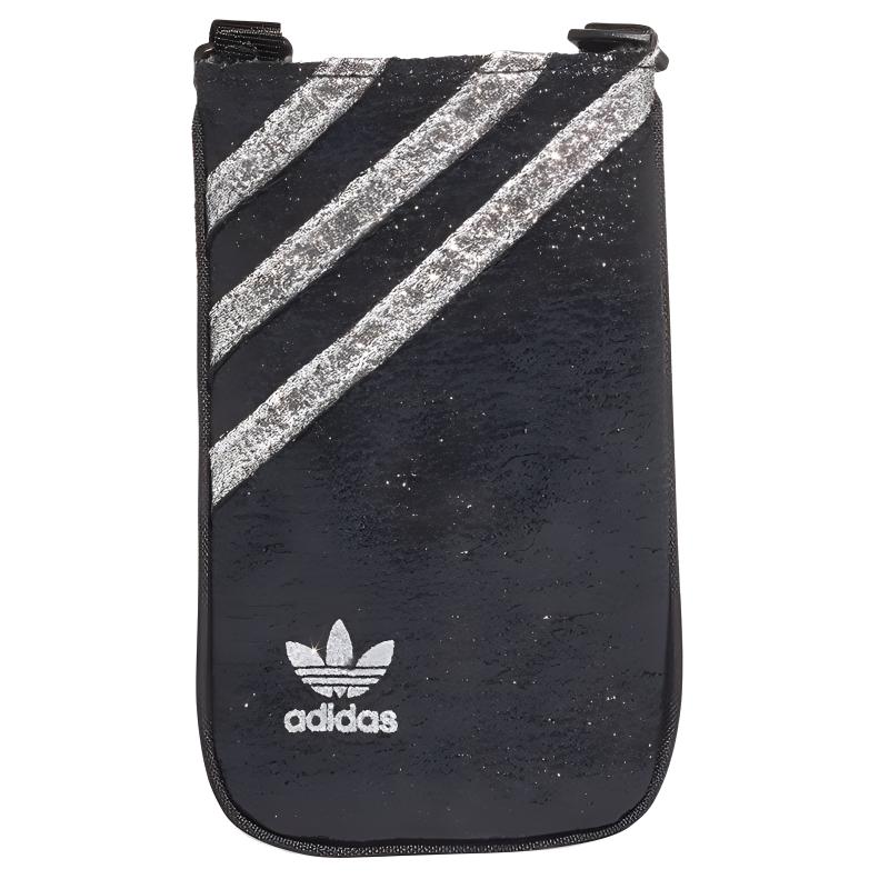 

Adidas Originals Polyurethane Shoulder Bag, Crossbody Cell Phone Pouch Mini Unisex Black Adidas GN2142