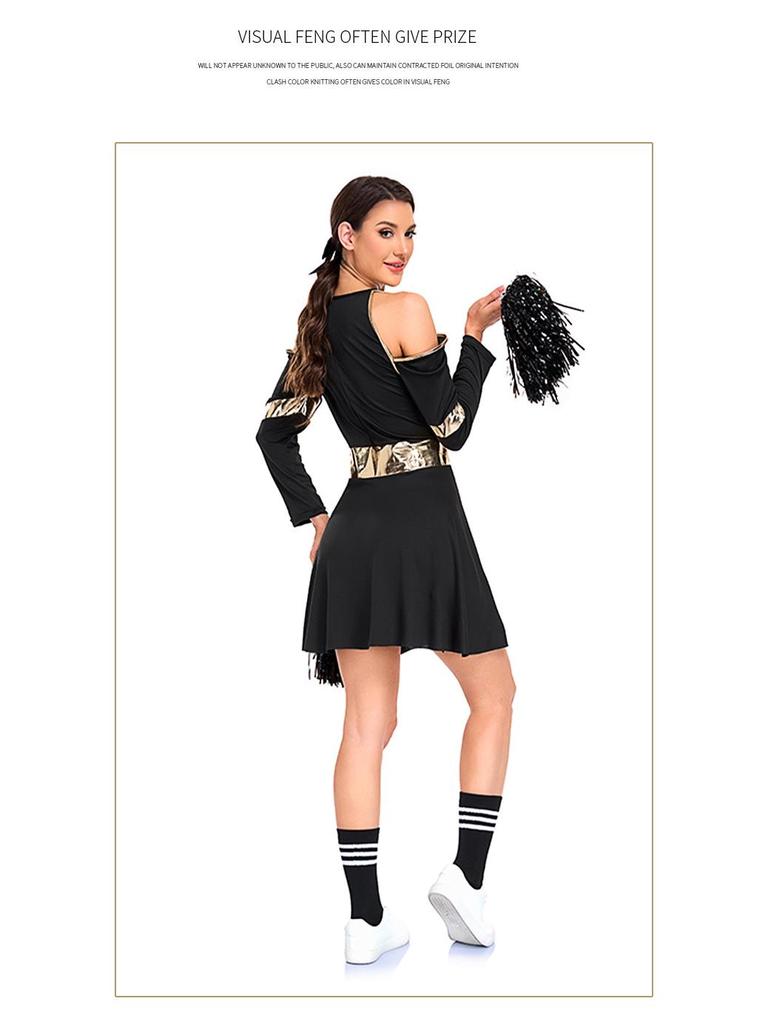 Fashionable European and American Cheerleader Cosplay Costume for Girls