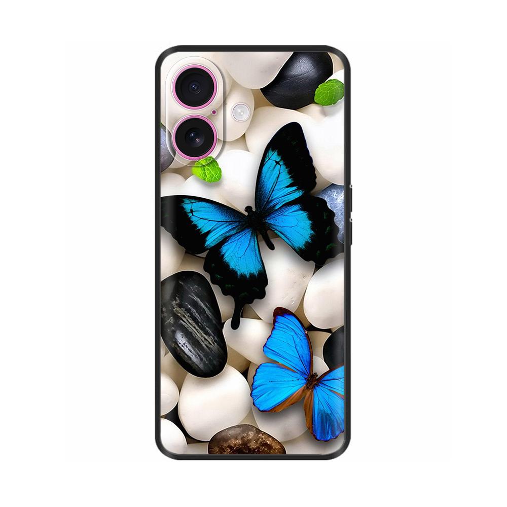 Luxury Shockproof Cover For iPhone 16 Plus Soft Silicone Case For Apple iPhone 16+ 16 Pro Max Bumper Soft Phone Protective Cover