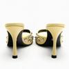 Fashion New designer large-sized rivet slippers for export, women's outerwear round toe exposed one-shoulder high heels