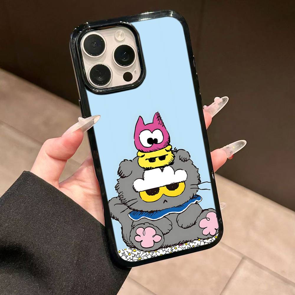 Cute Z-ZO Friends For IPhone 17 16 15 14 13 12 11 Mini Pro Max Plus PC+TPU Back Phone Cover