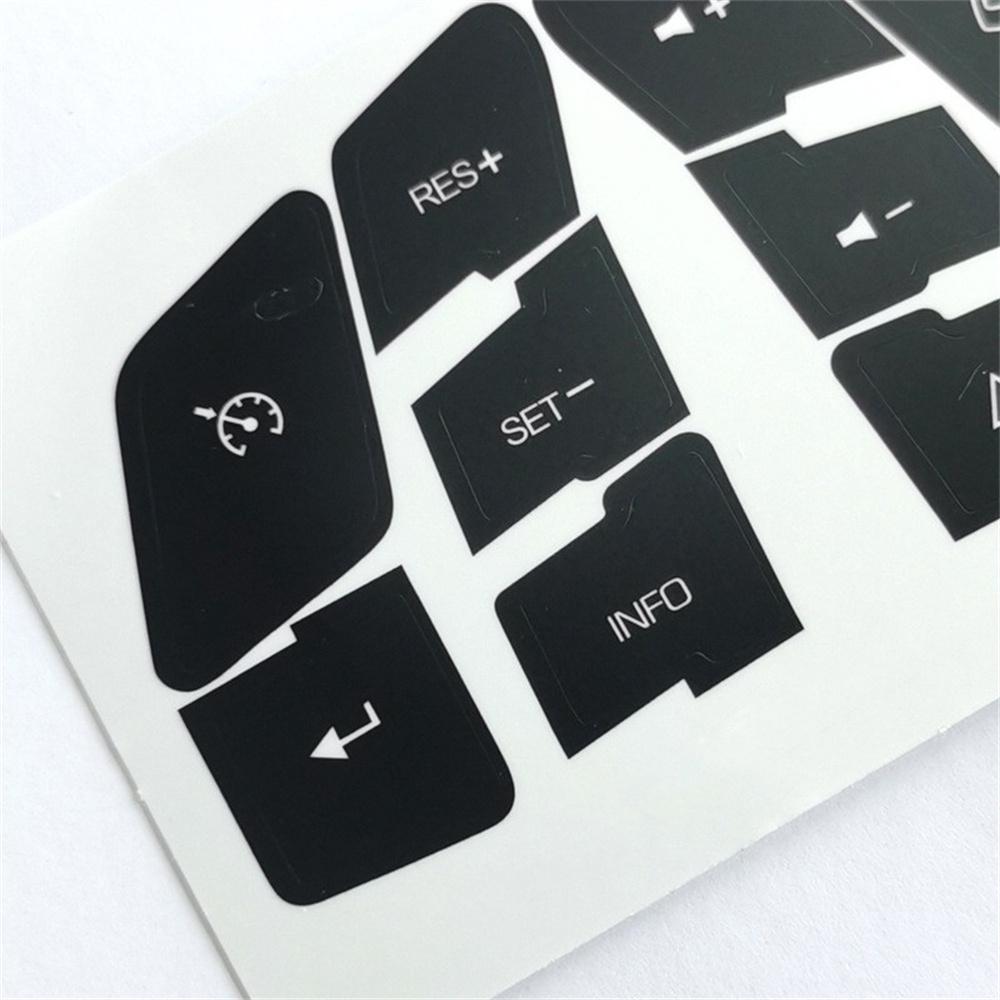 Steering Wheel Button Repair Decals Stickers For Chevrolet Corvette C6 Malibu