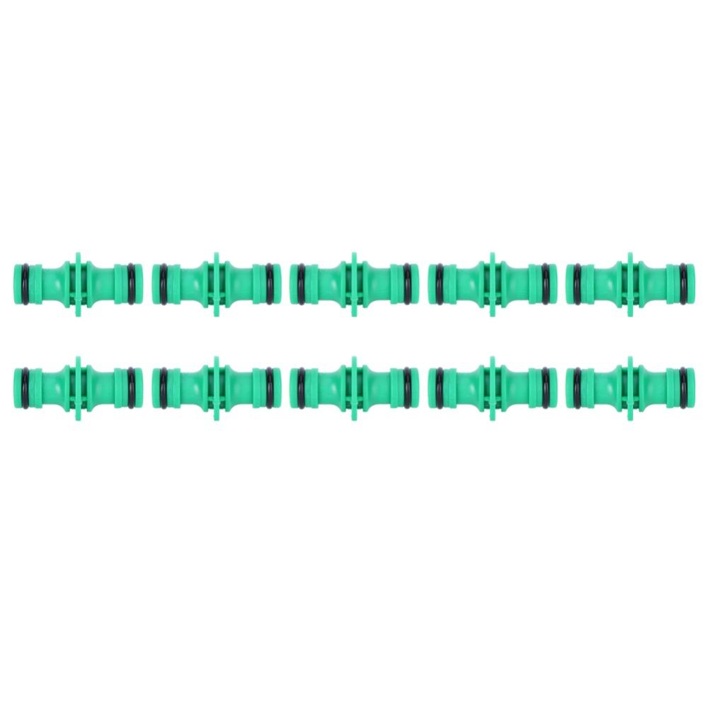 10 PCS PP Pipe Connector Green Quick Connectors Durable Hose Repair Kit  Garden Irrigation