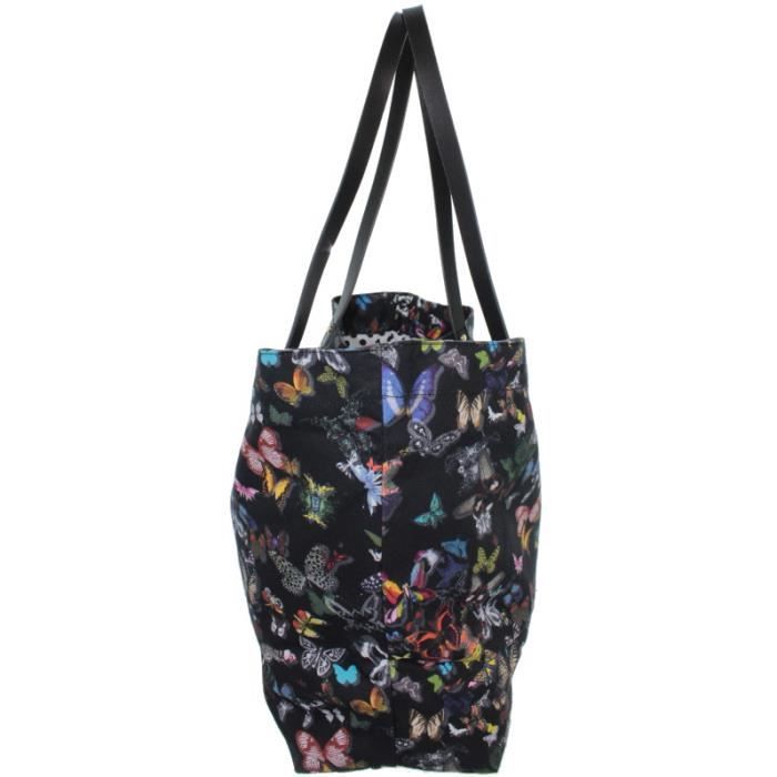 Nákupní taška - Christian Lacroix - ref_twc36763 - Černá - Plátno - Nošení přes rameno